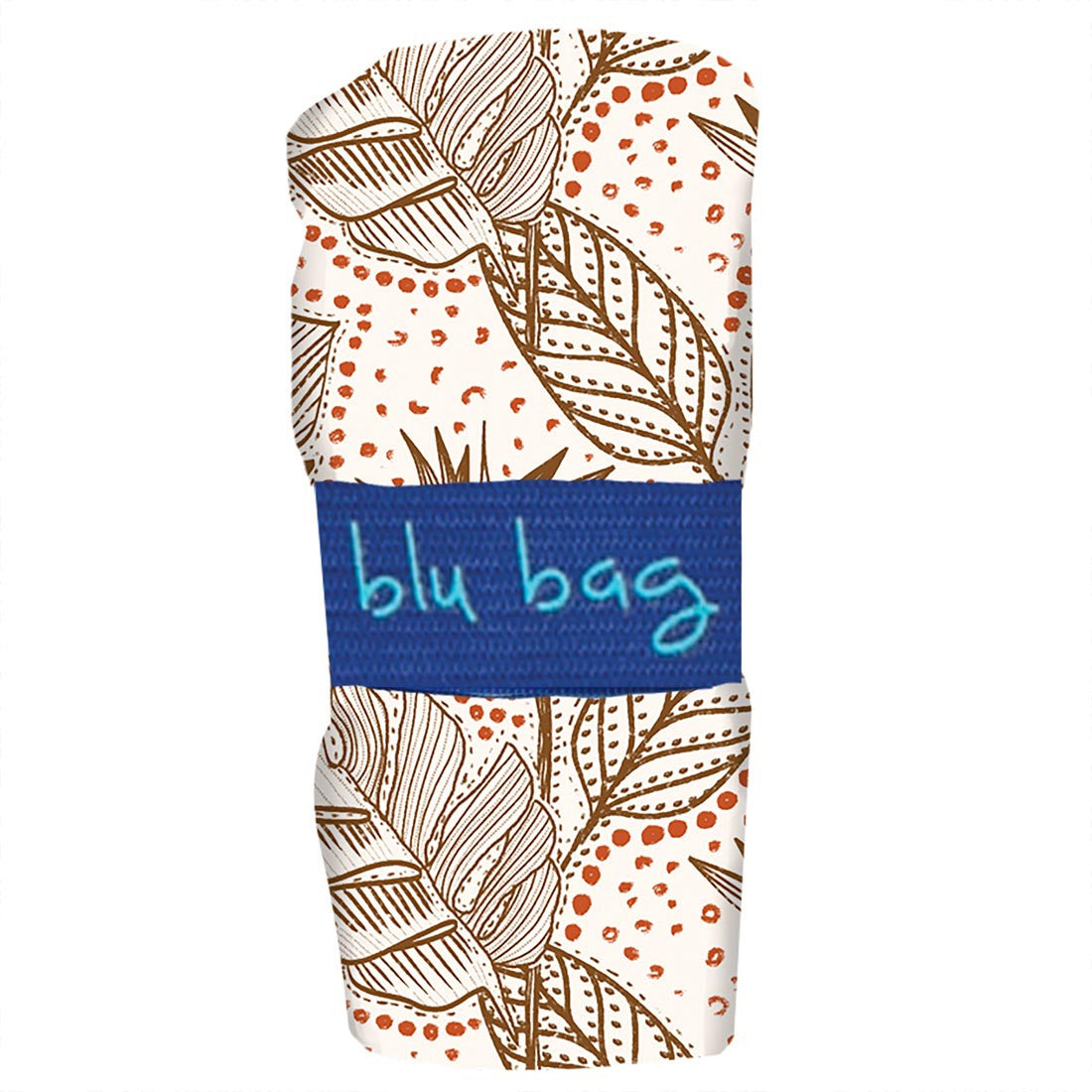 Handmade Foliage Blu Bag Reusable Shopper