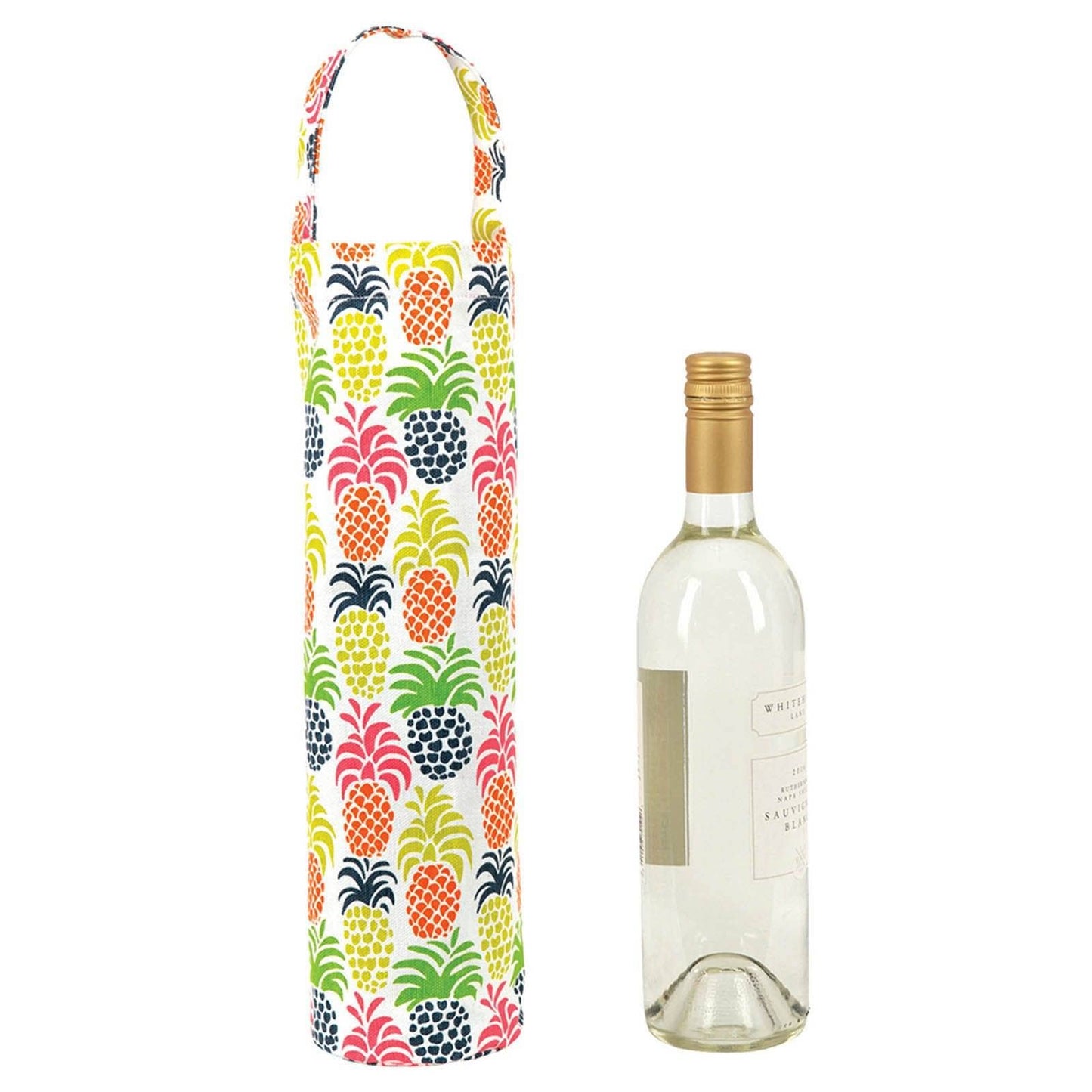 Pineapple Party Wine Tote